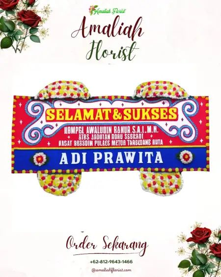 Papan Bunga Ucapan Selamat Margadana
